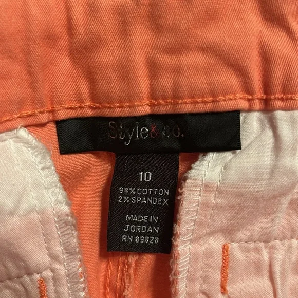 Style & Co.  Sz 10 Women’s Coral Pants - Picture 5 of 5